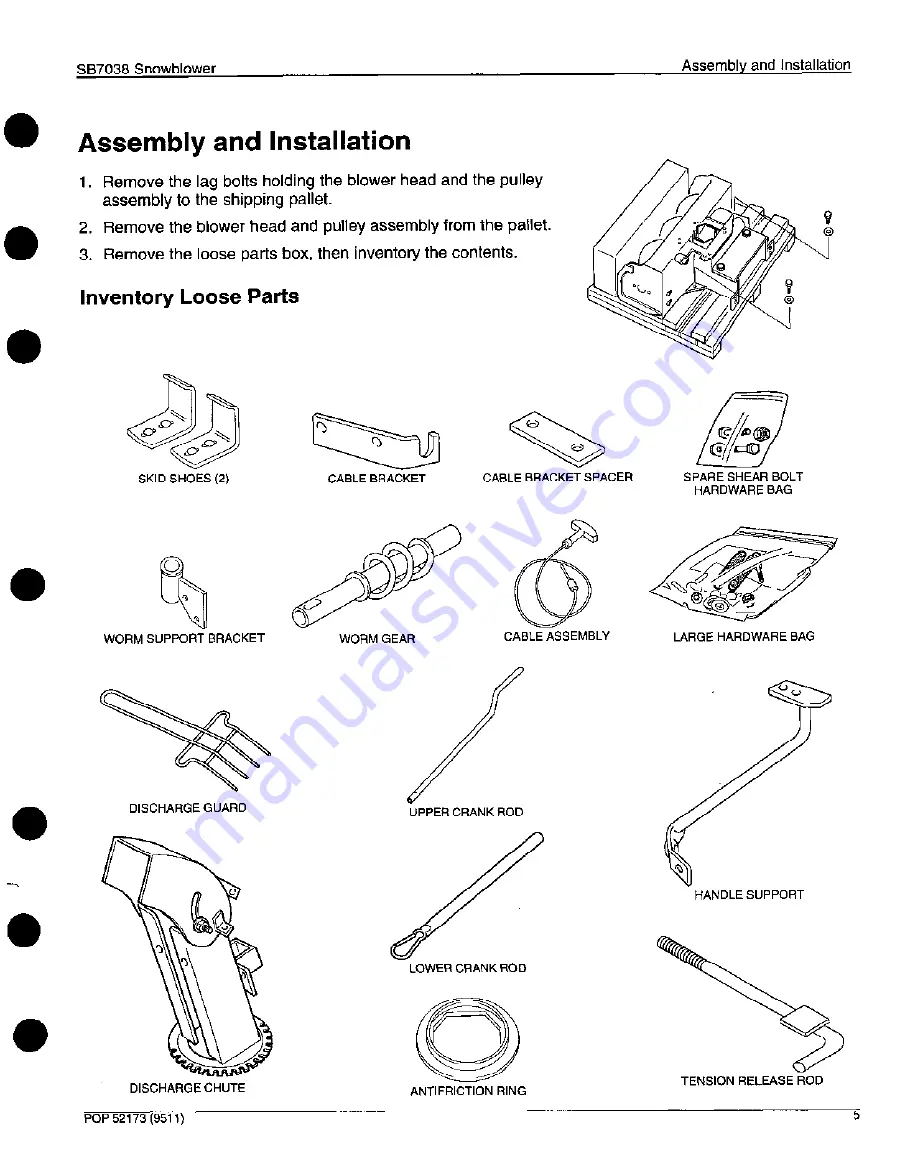 Honda SB7038 Operator'S Manual Download Page 6