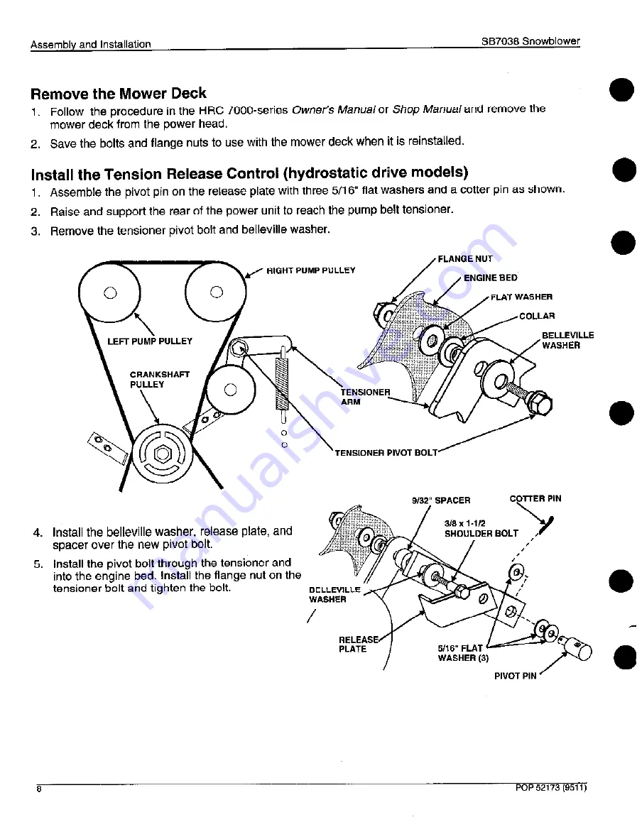 Honda SB7038 Operator'S Manual Download Page 9