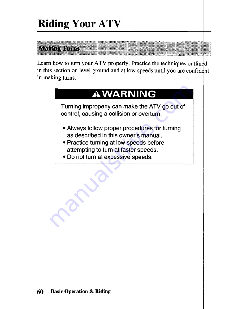 Honda SPORTAX 700XX Owner'S Manual Download Page 70