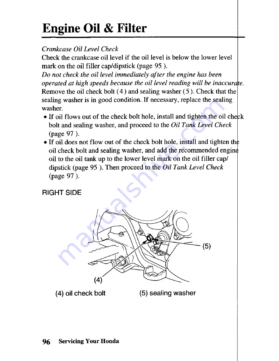 Honda SPORTAX 700XX Owner'S Manual Download Page 106