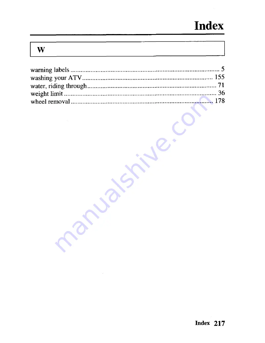 Honda SPORTAX 700XX Owner'S Manual Download Page 227