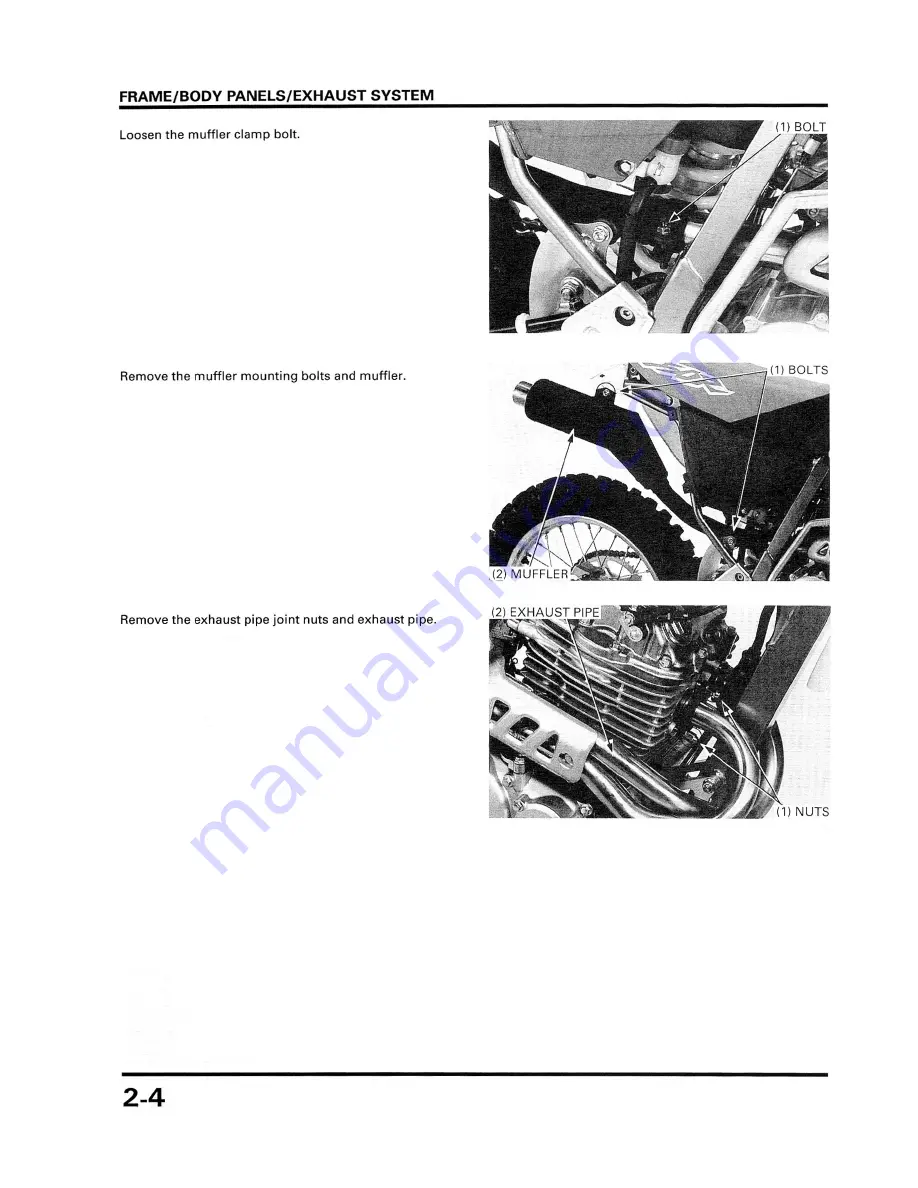 Honda XR250R Service Manual Download Page 32