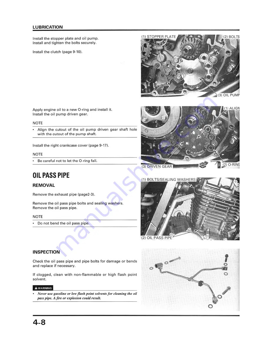 Honda XR250R Скачать руководство пользователя страница 65