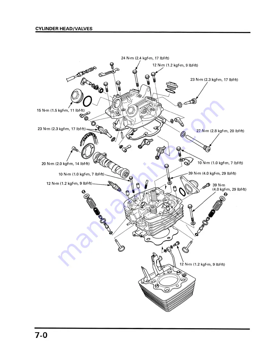 Honda XR250R Service Manual Download Page 90