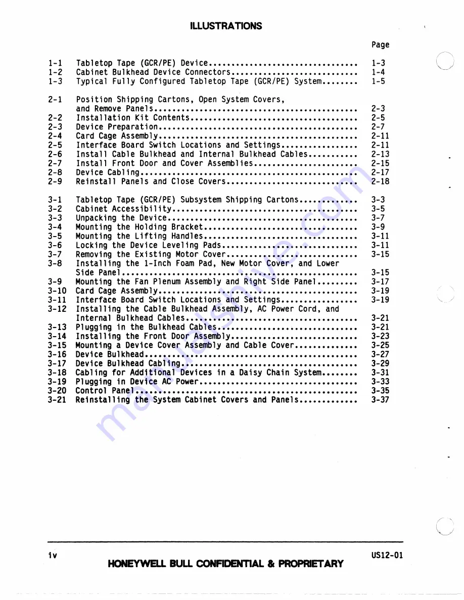 HONEYWELL BULL DPS6 PLUS Installation Manual Download Page 5