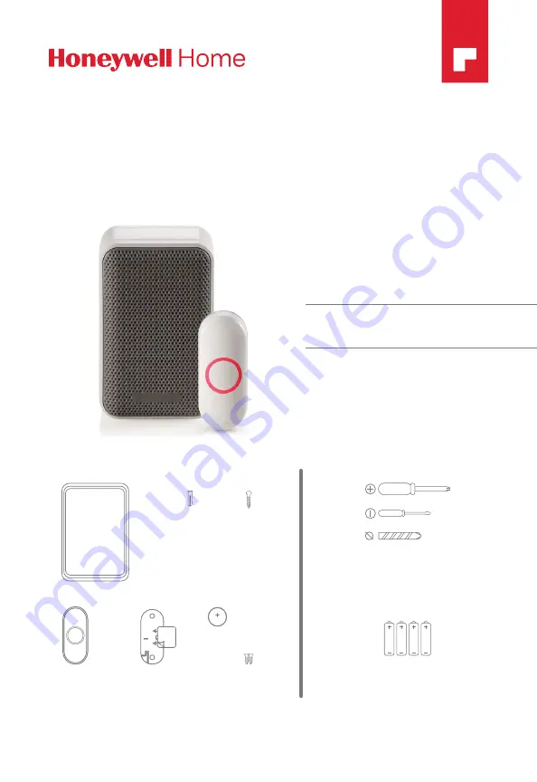 Honeywell Home RDWL311A2000 Installation And Operation Manual Download Page 1