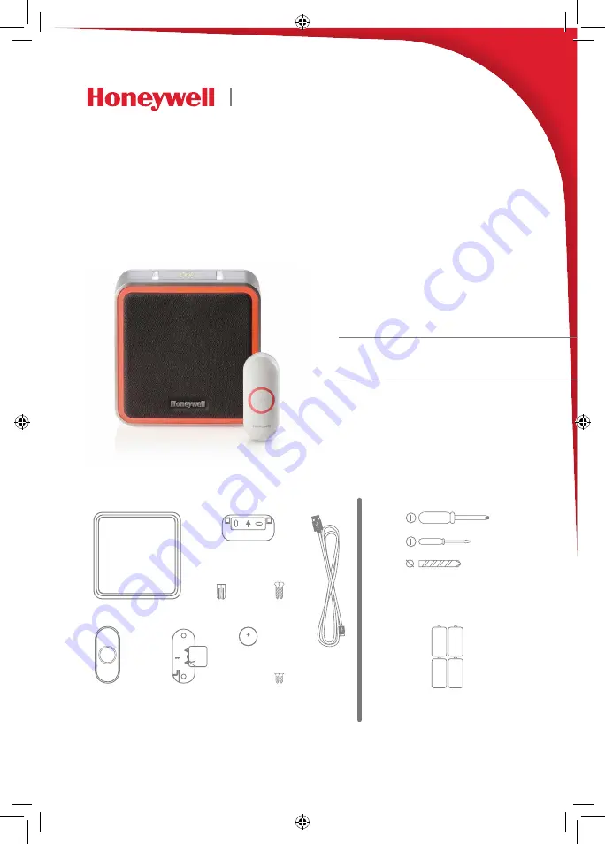 Honeywell Home RDWL917A Installation And Operation Manual Download Page 1