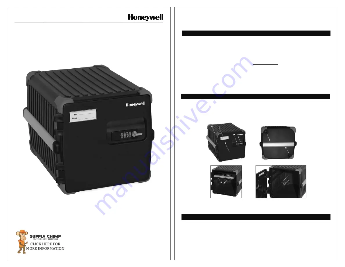 Honeywell 1550 Manual Download Page 1