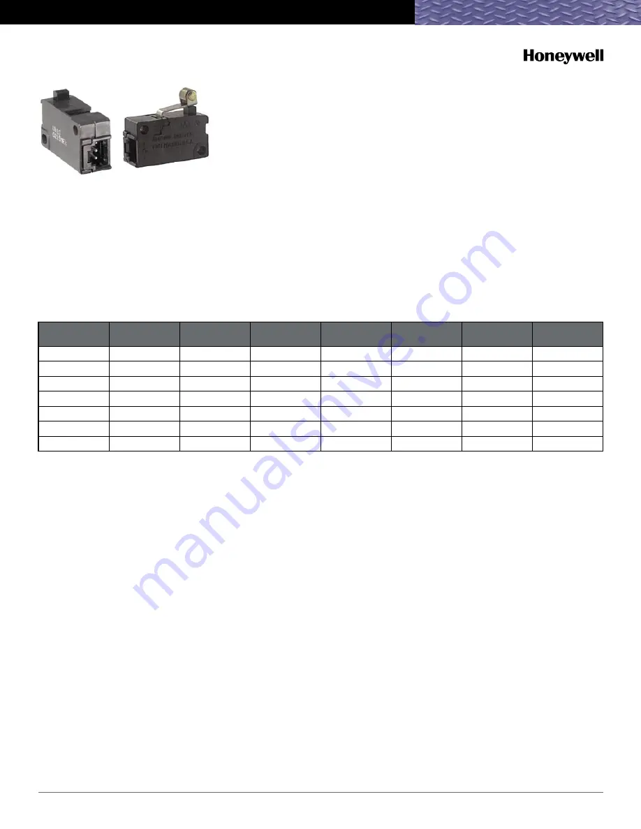 Honeywell 18PA1 Product Specifications Download Page 4