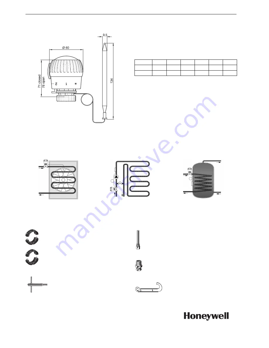 Honeywell 2080WL Product Data Download Page 2