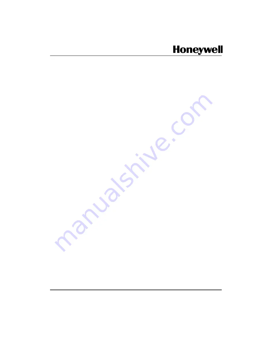 Honeywell 2MLF-HD2A User Manual Download Page 1