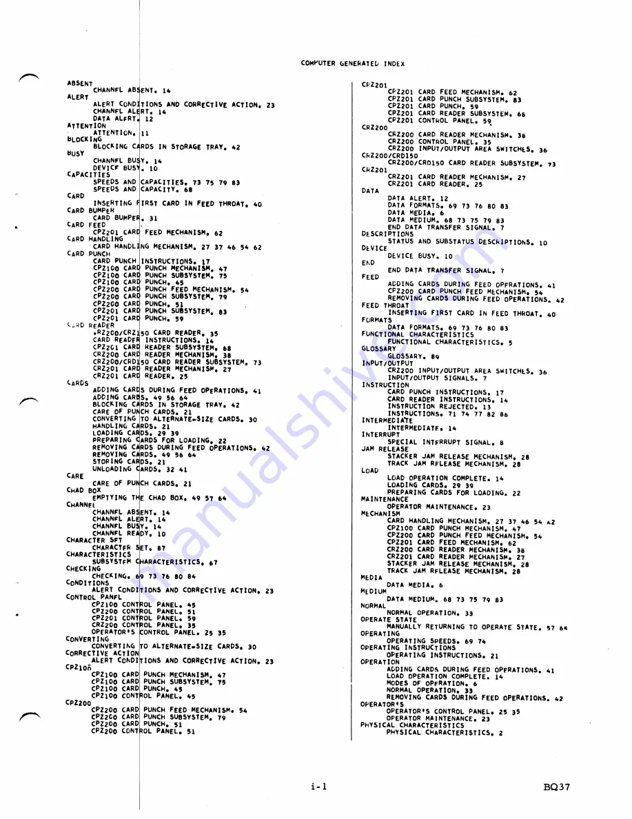 Honeywell 400 Series Hardware Manual Download Page 104