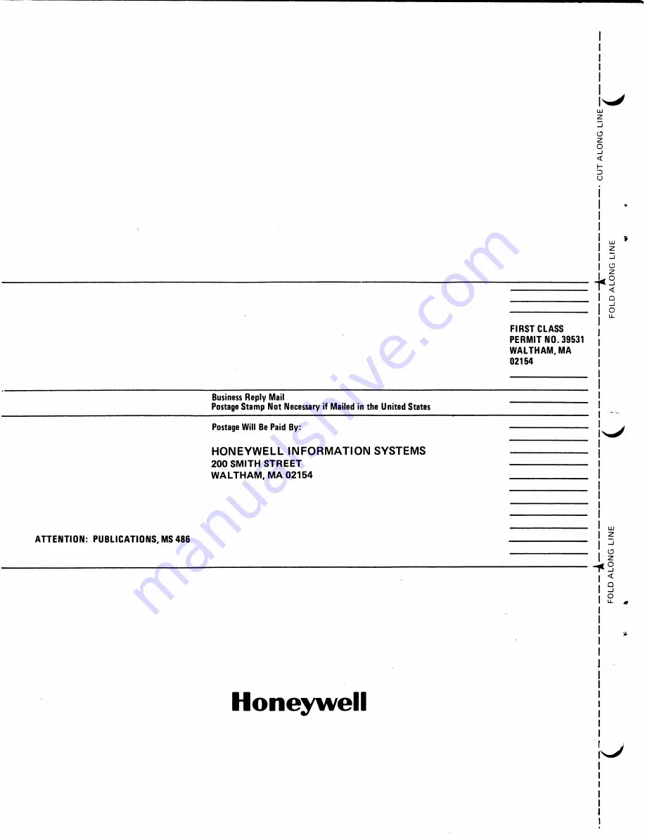 Honeywell 400 Series Скачать руководство пользователя страница 107