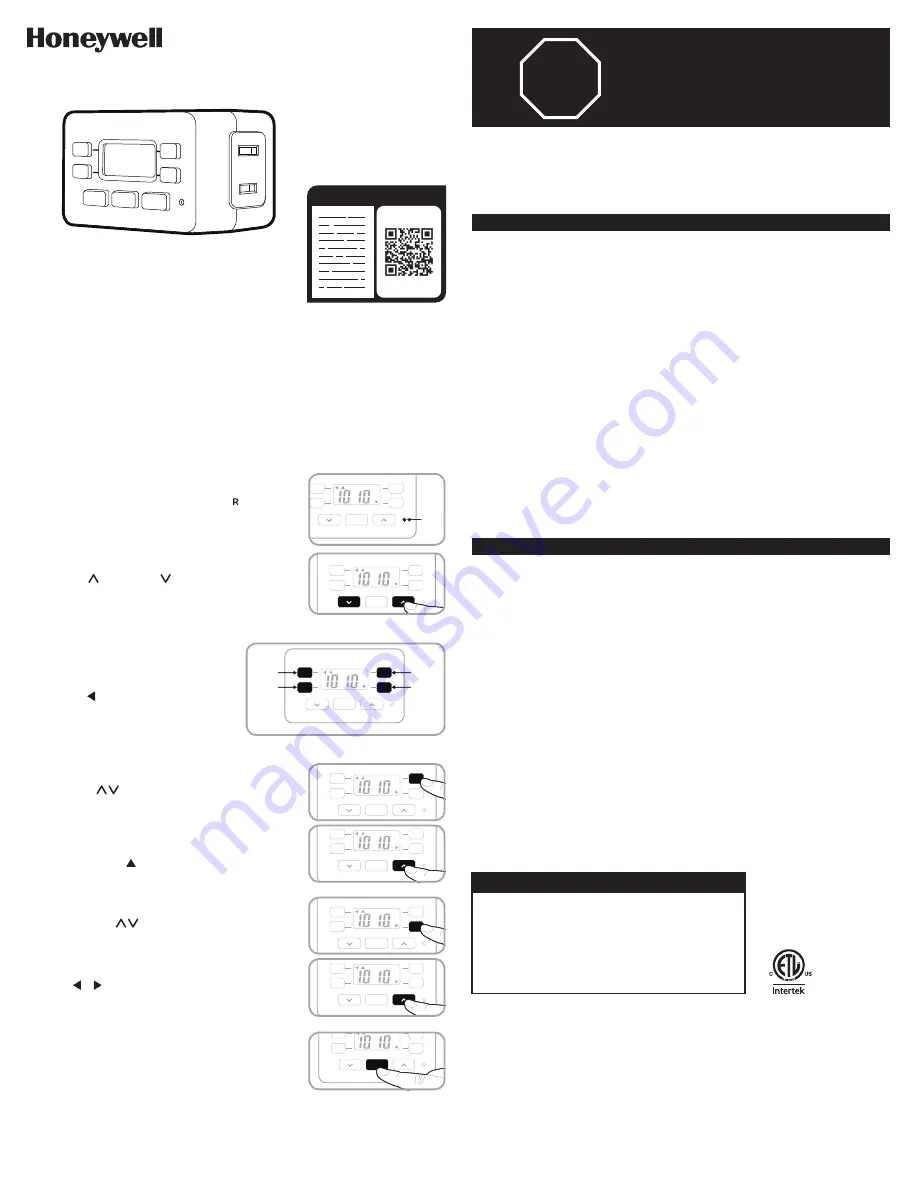 Honeywell 45959 Скачать руководство пользователя страница 1