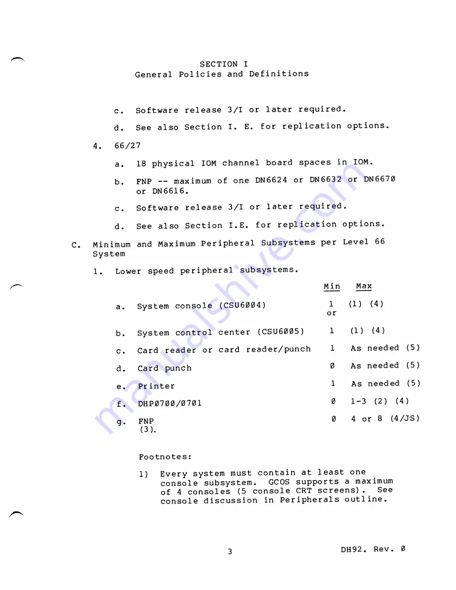 Honeywell 66 Configuration Manuals Download Page 8