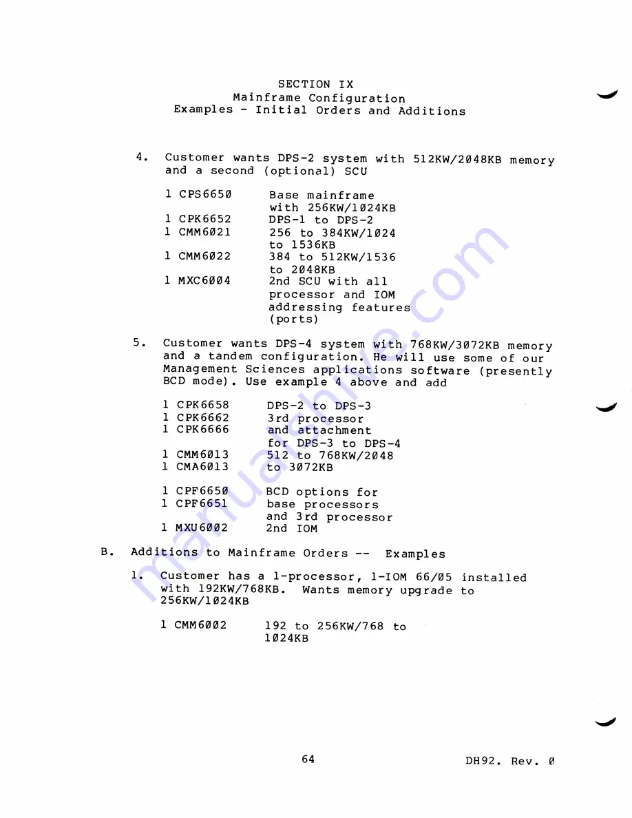 Honeywell 66 Configuration Manuals Download Page 69