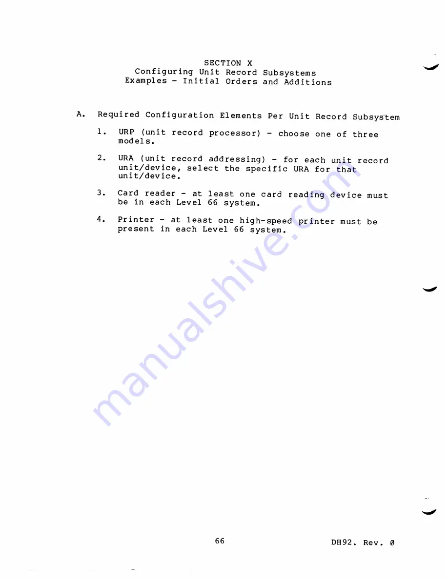 Honeywell 66 Configuration Manuals Download Page 71