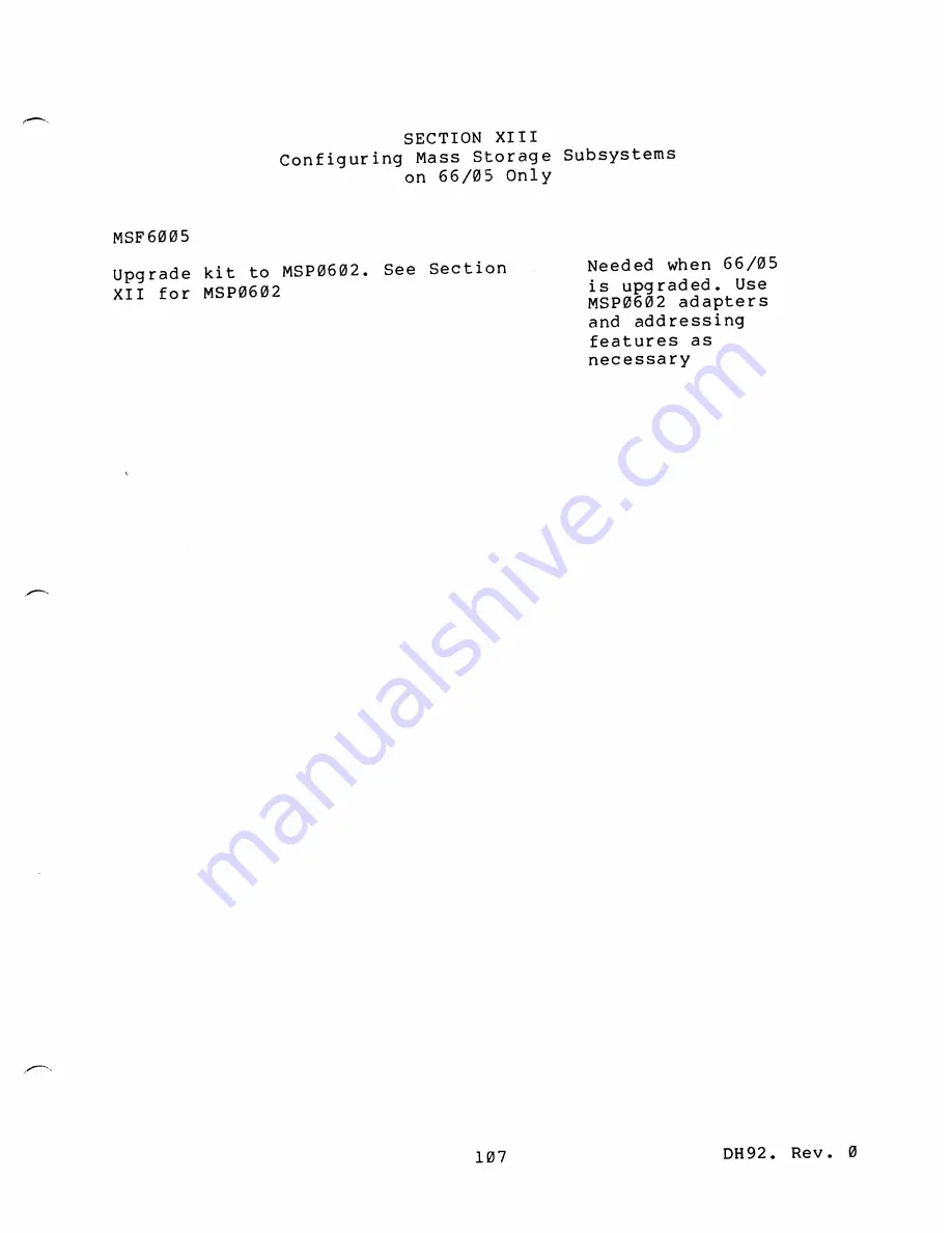 Honeywell 66 Configuration Manuals Download Page 112