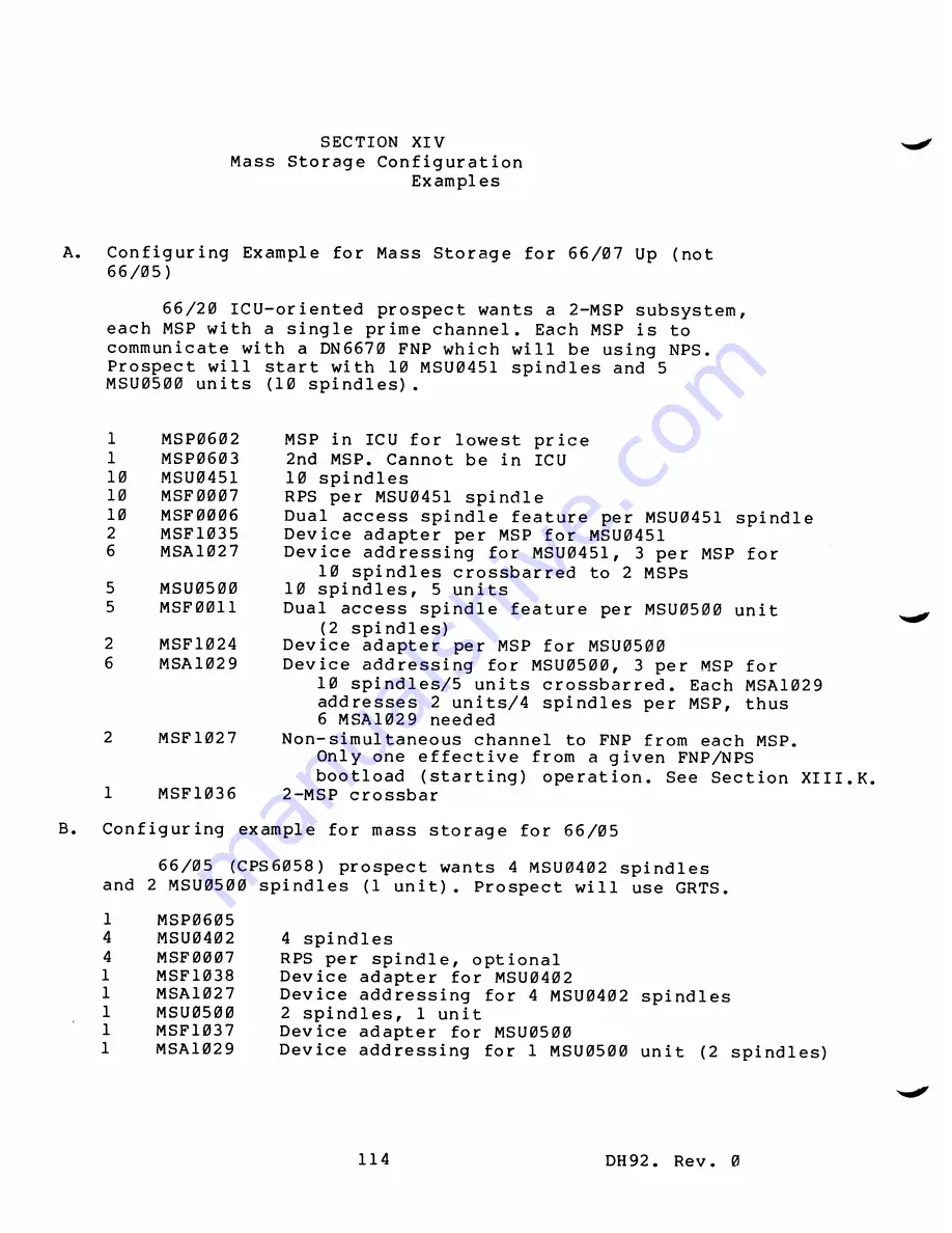 Honeywell 66 Configuration Manuals Download Page 119