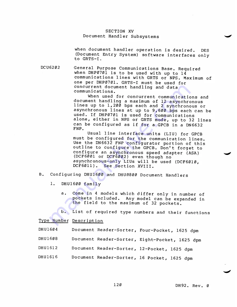 Honeywell 66 Configuration Manuals Download Page 125