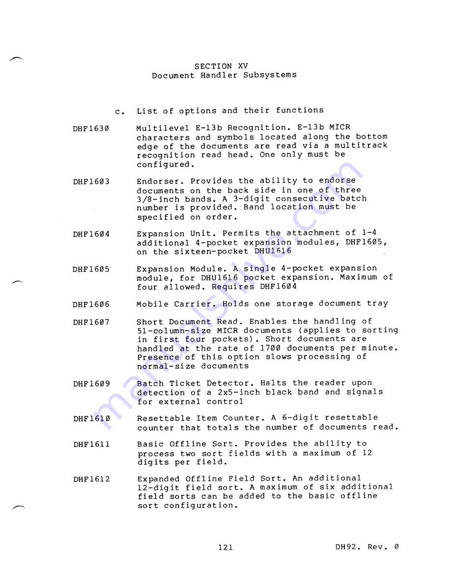 Honeywell 66 Configuration Manuals Download Page 126