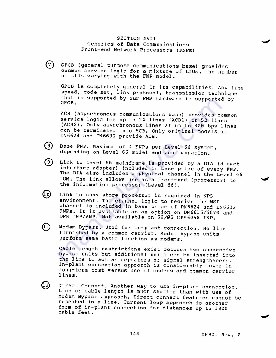 Honeywell 66 Configuration Manuals Download Page 149