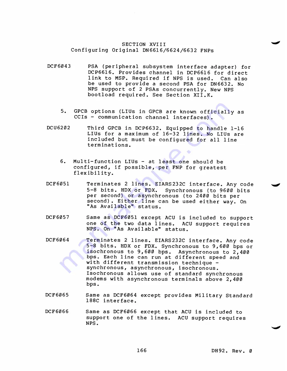 Honeywell 66 Configuration Manuals Download Page 171