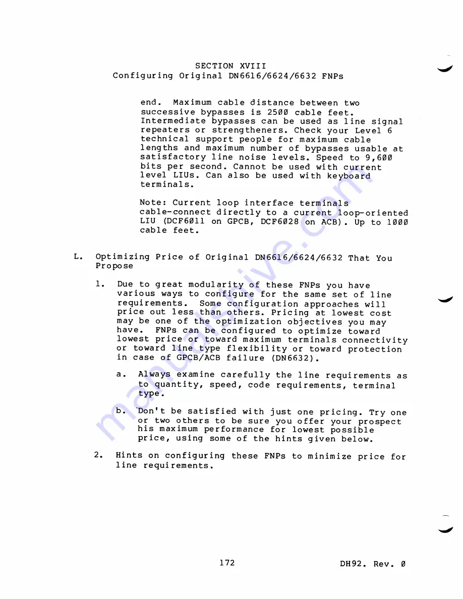 Honeywell 66 Configuration Manuals Download Page 177