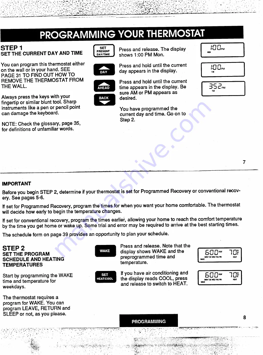 Honeywell 69-0568 Owner'S Manual Download Page 7