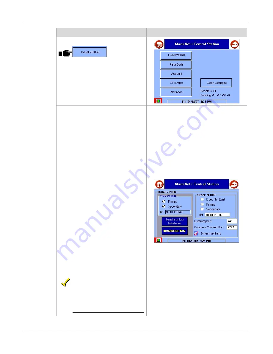 Honeywell AlarmNet 7810iR-ent Installation And Setup Manual Download Page 36