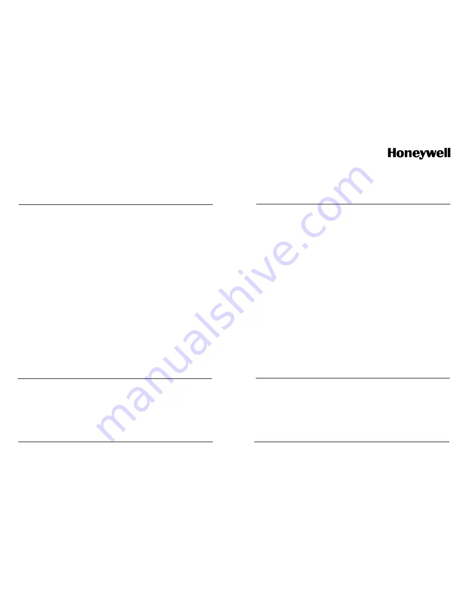 Honeywell APT4000PH User Manual Download Page 54