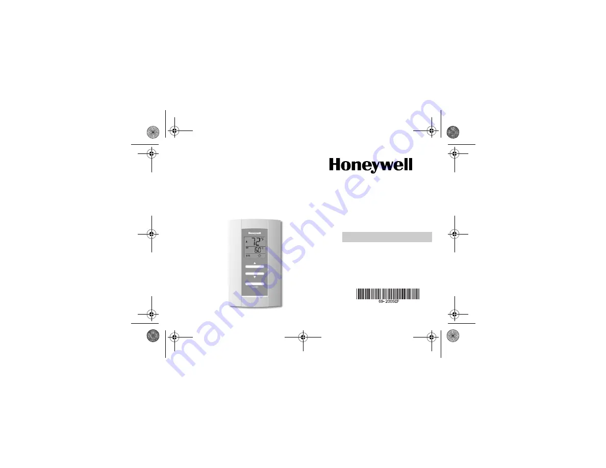 Honeywell AQ1000TN2 - Low Voltage T-Stat Скачать руководство пользователя страница 19