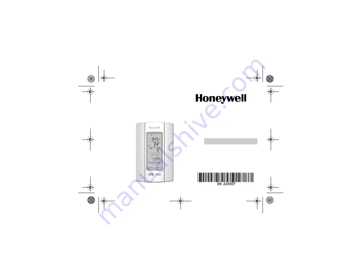 Honeywell AQ1000TP2 - Programmable Hydronic Communicating Thermostat Owner'S Manual Download Page 29