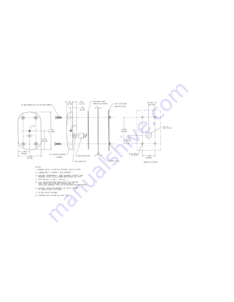 Honeywell BENDIX/KING KLN 90B Installation Manual Download Page 43