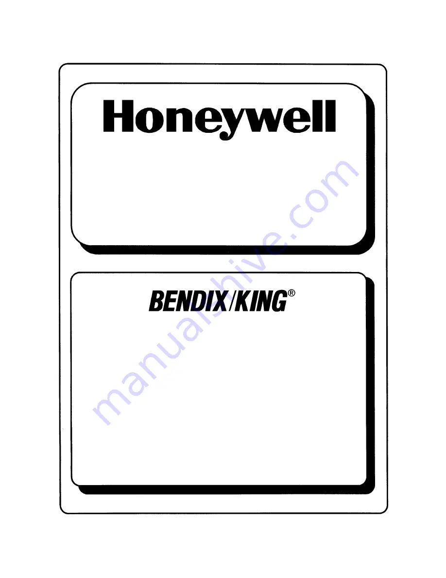 Honeywell Bendix/King KRA 405B Скачать руководство пользователя страница 1