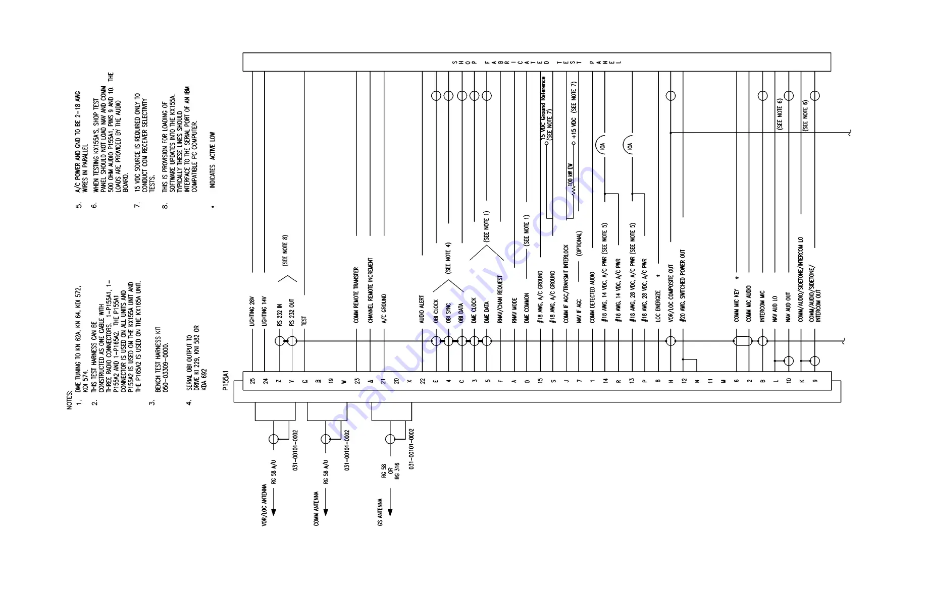 Honeywell Bendix/King KX 165A Maintenance Manual Download Page 54