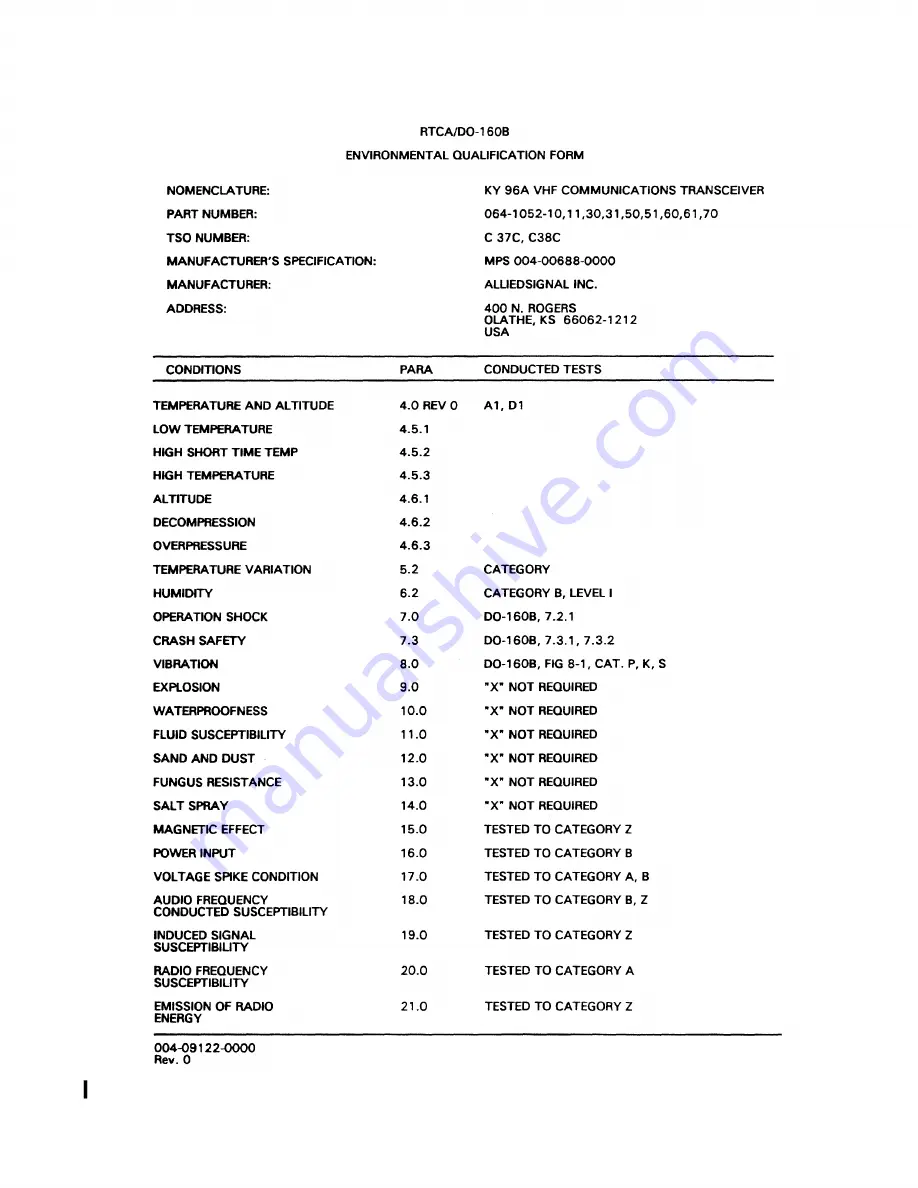 Honeywell BENDIX/KING KY 96A Скачать руководство пользователя страница 41