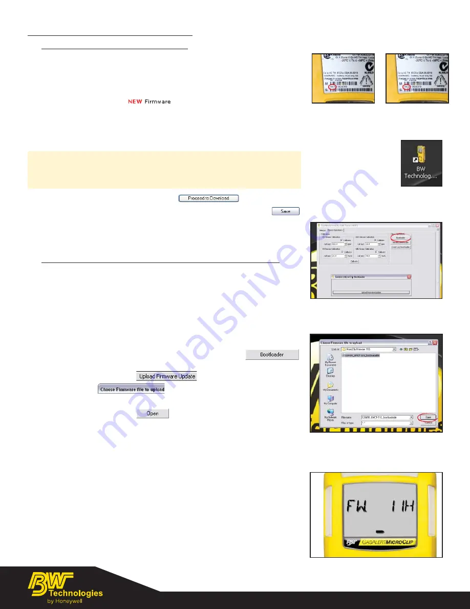 Honeywell BW Technologies GasAlertMicroClip Скачать руководство пользователя страница 4