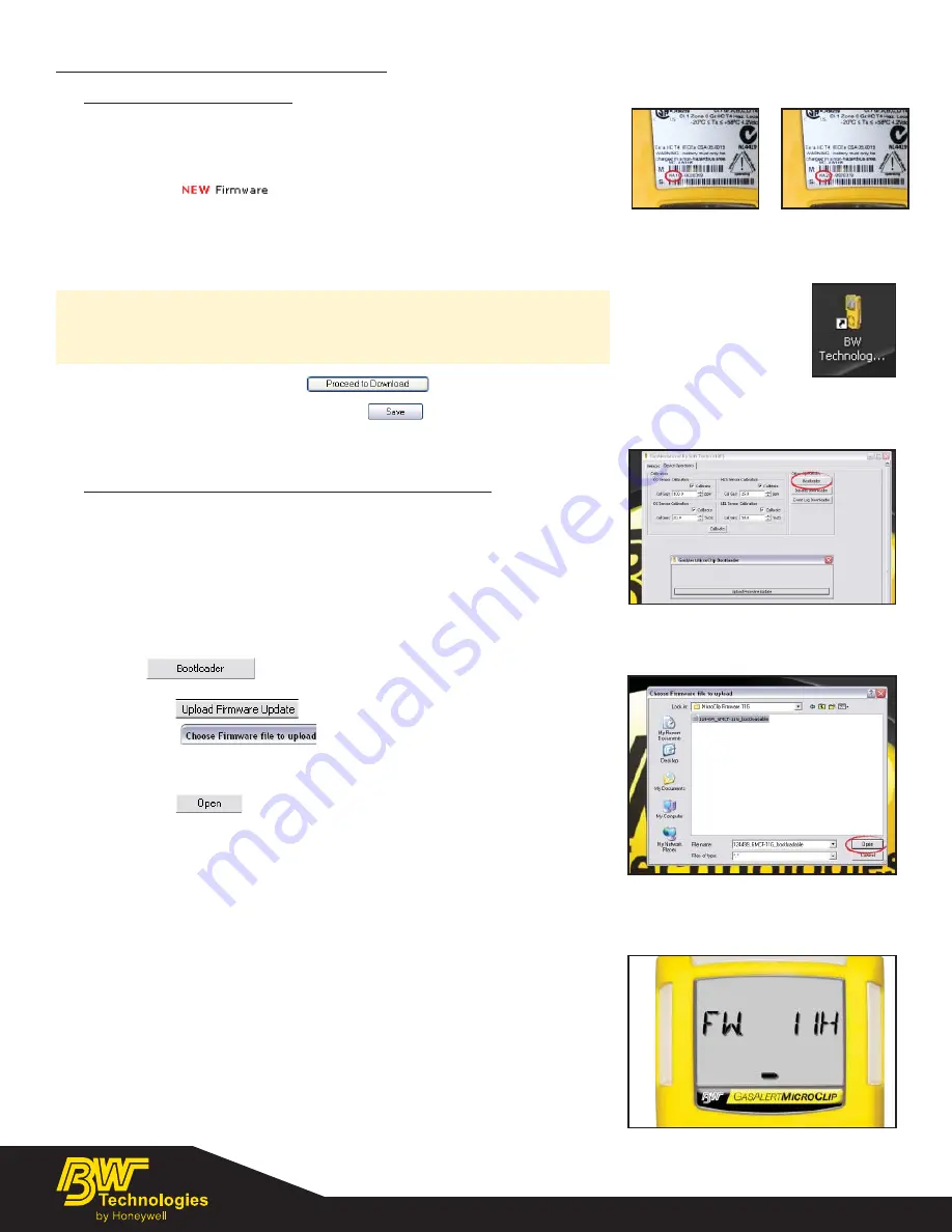 Honeywell BW Technologies GasAlertMicroClip Скачать руководство пользователя страница 24