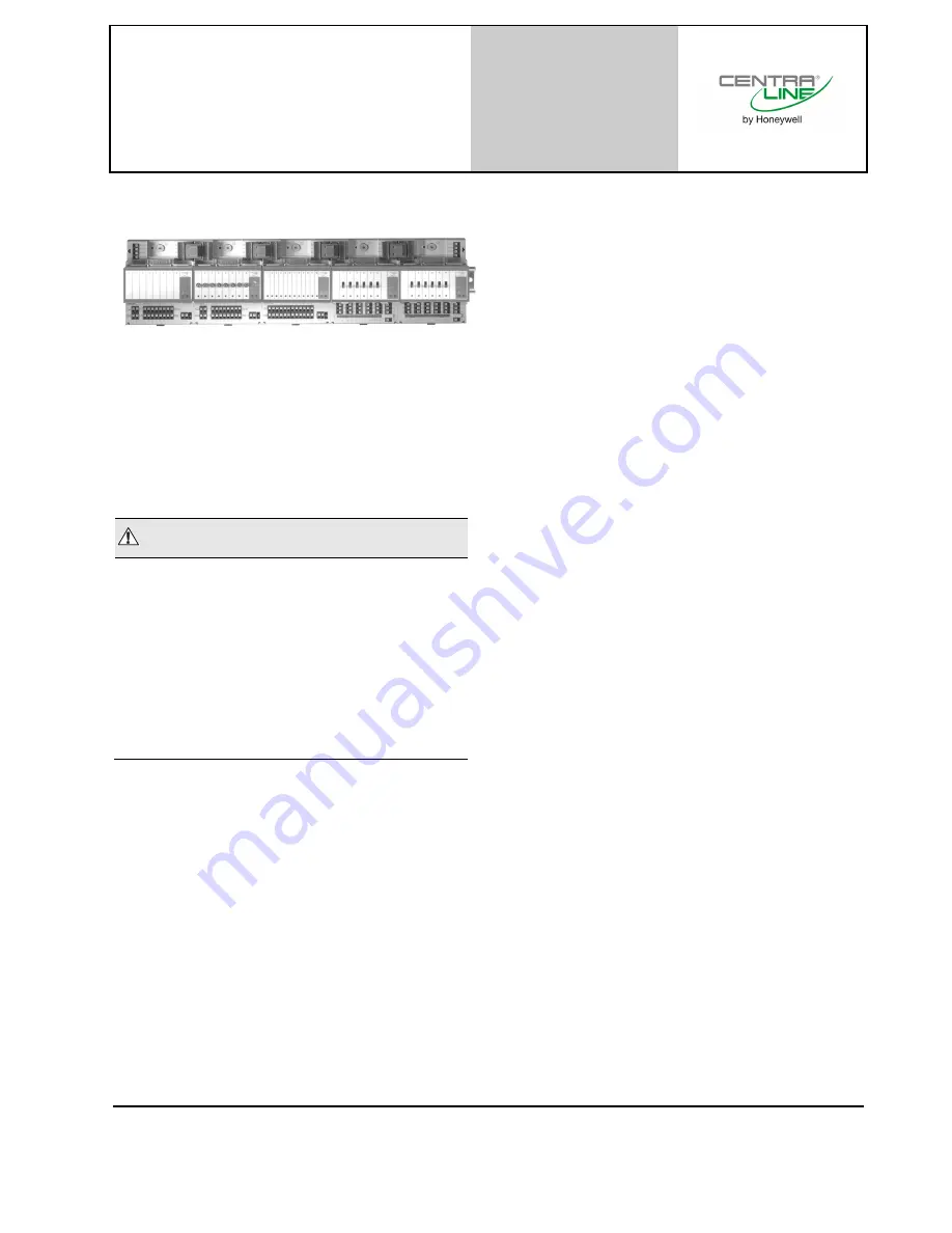 Honeywell CentraLine CLIOL821A Product Data Download Page 1