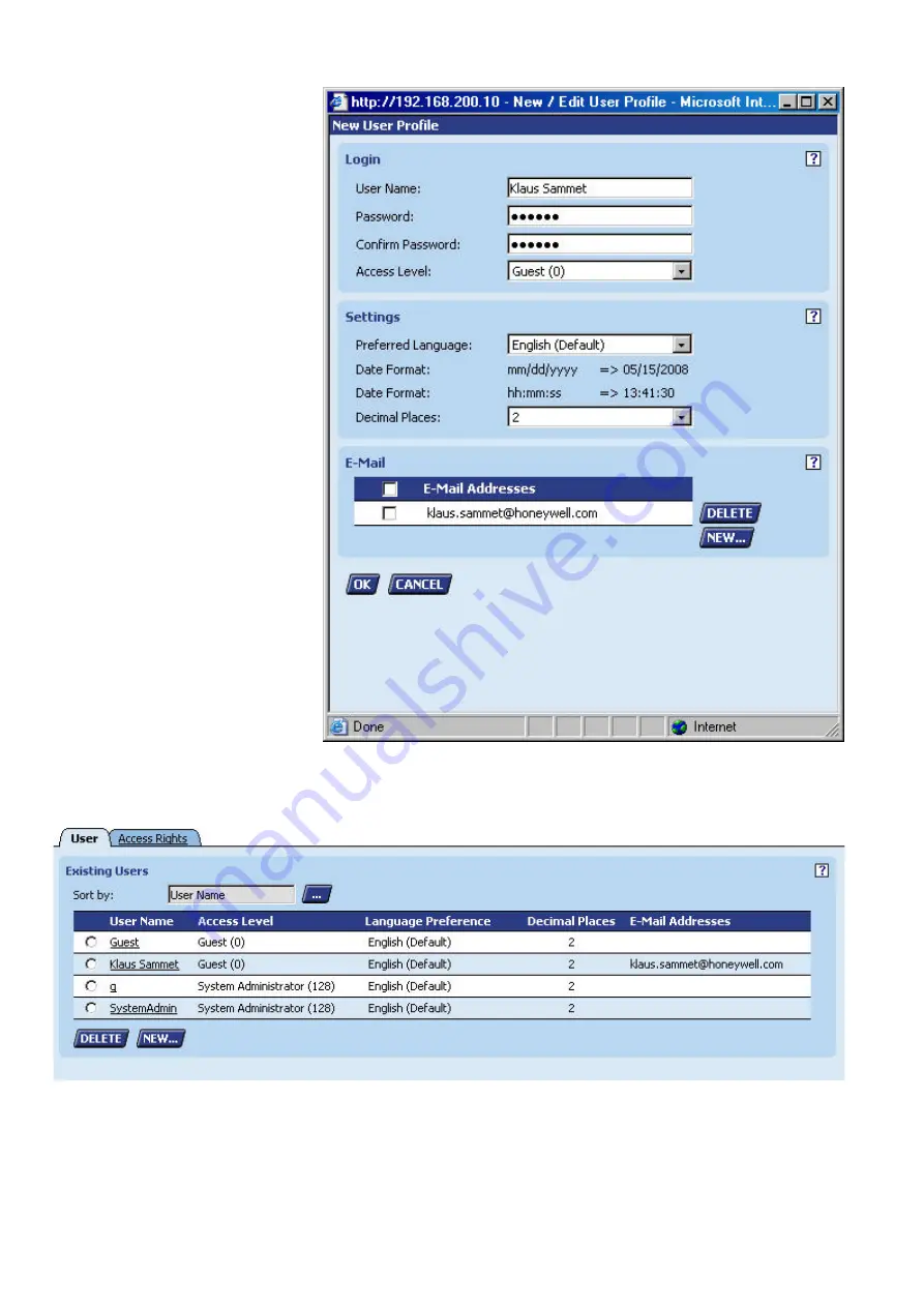 Honeywell Centraline FALCON Скачать руководство пользователя страница 136