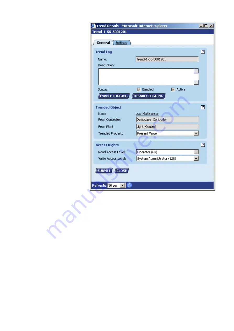 Honeywell Centraline FALCON User Manual Download Page 231