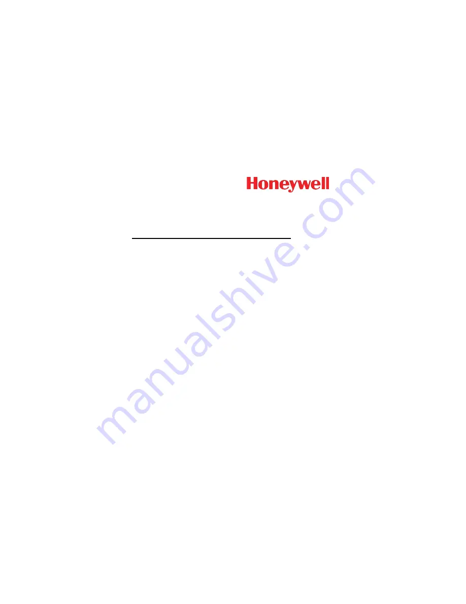 Honeywell CF4680 Quick Start Manual Download Page 1