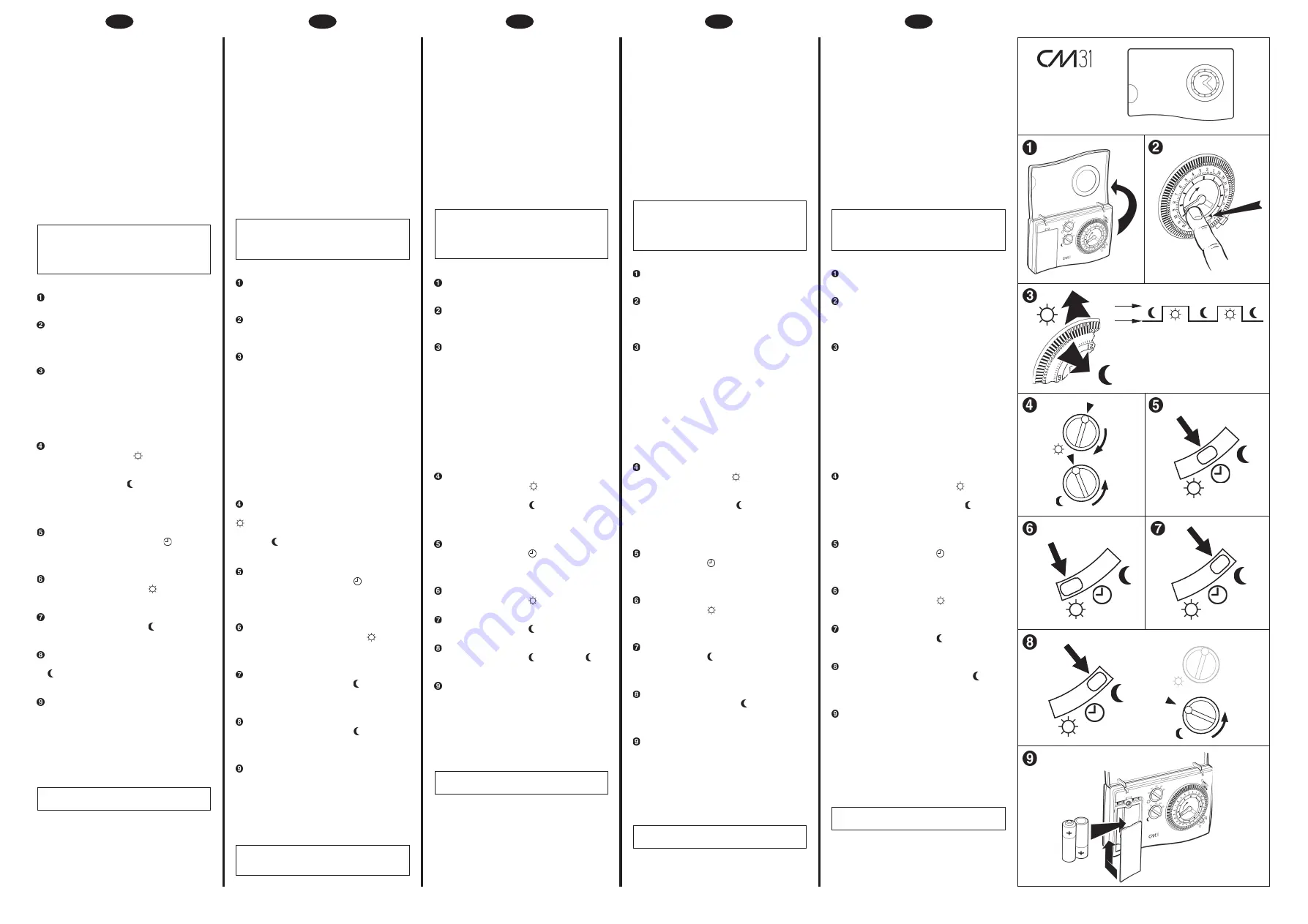 Honeywell Chronotherm CM31 User Manual Download Page 2