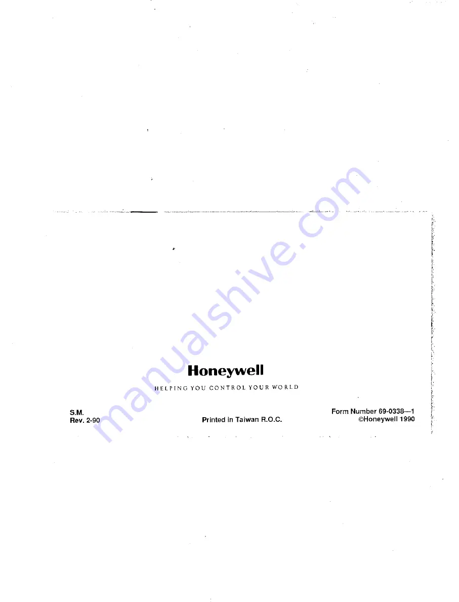 Honeywell Chronotherm II Owner'S Manual Download Page 32