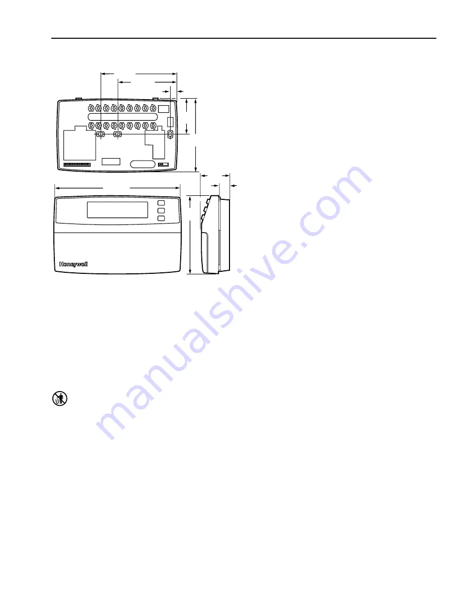 Honeywell CHRONOTHERM IV DELUXE T8624D Скачать руководство пользователя страница 3