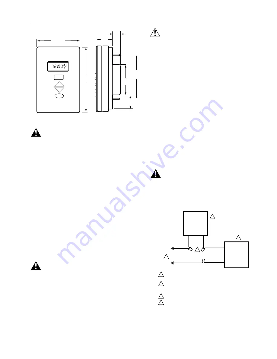 Honeywell Chronotherm T4600 Product Data Download Page 3