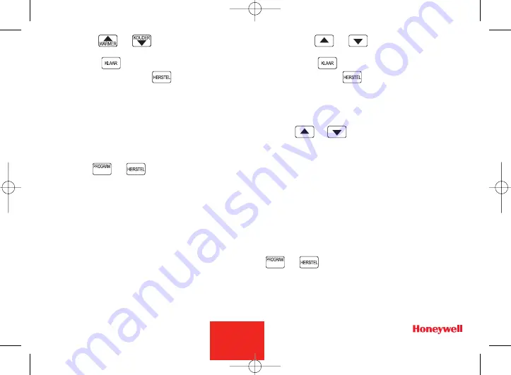 Honeywell Chronotherm Vision Скачать руководство пользователя страница 27