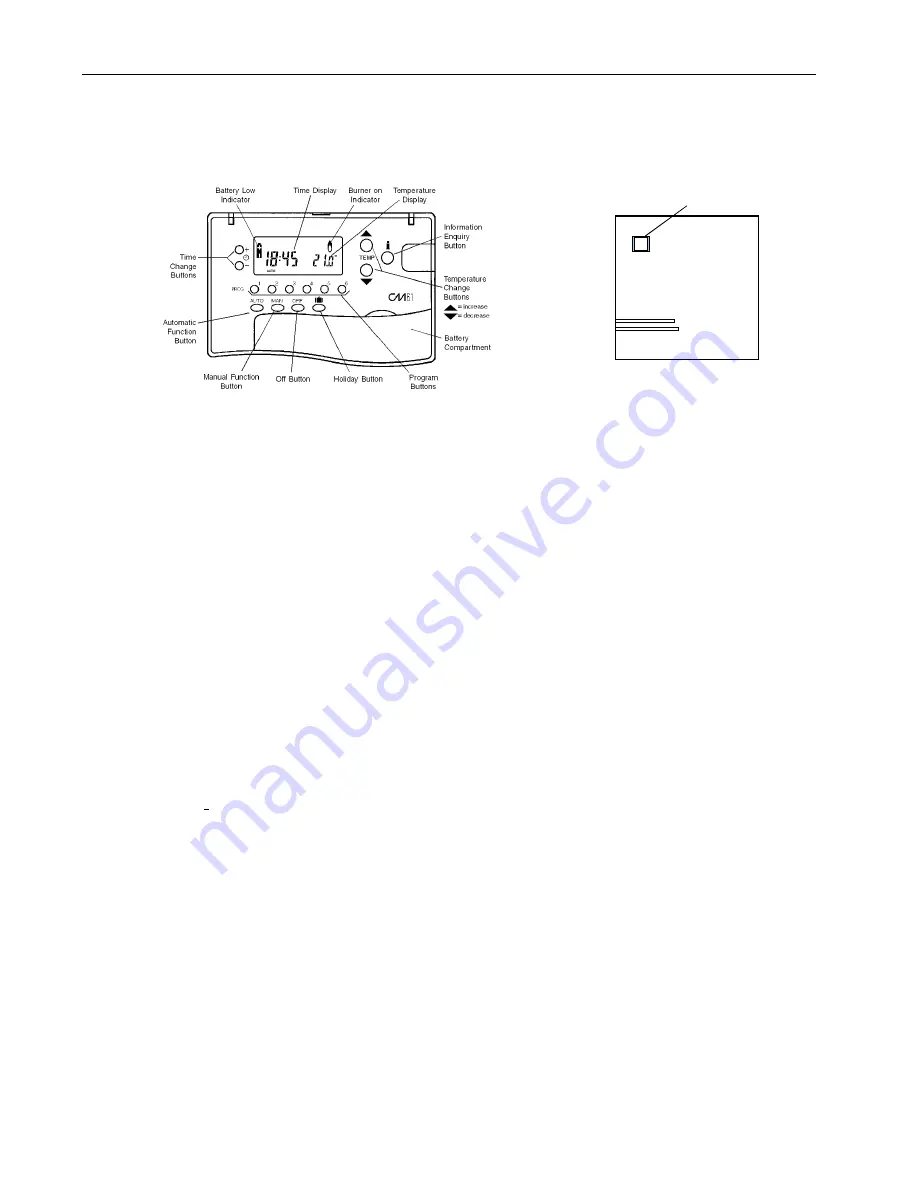 Honeywell CM61RF Specification Sheet Download Page 2