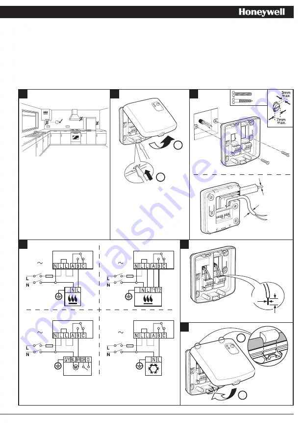 Honeywell CM900 Installation Manual Download Page 3